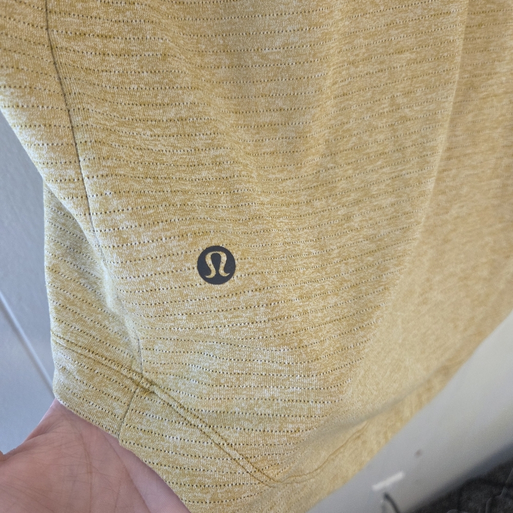 Lululemon Mens Drysense Training Tee Medium Heathered Bronze Green Medium - Picture 10 of 15